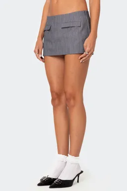 Mini falda pantalón rayas magnolia de Edikted en Faldas para argentina