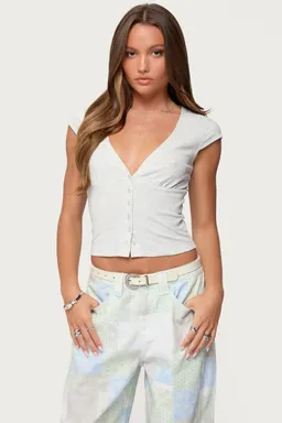 Camisa alza con botones de Edikted en Blusas para argentina