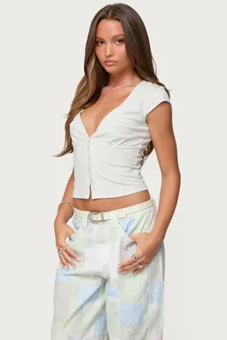 Camisa alza con botones de Edikted en Blusas para argentina