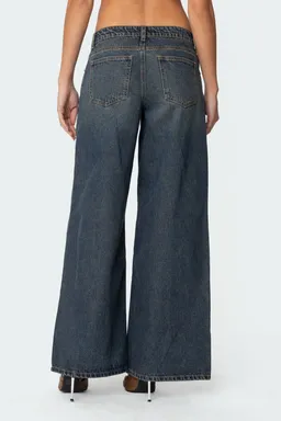 Jeans laney tiro bajo vintage de Edikted en Pantalones para argentina