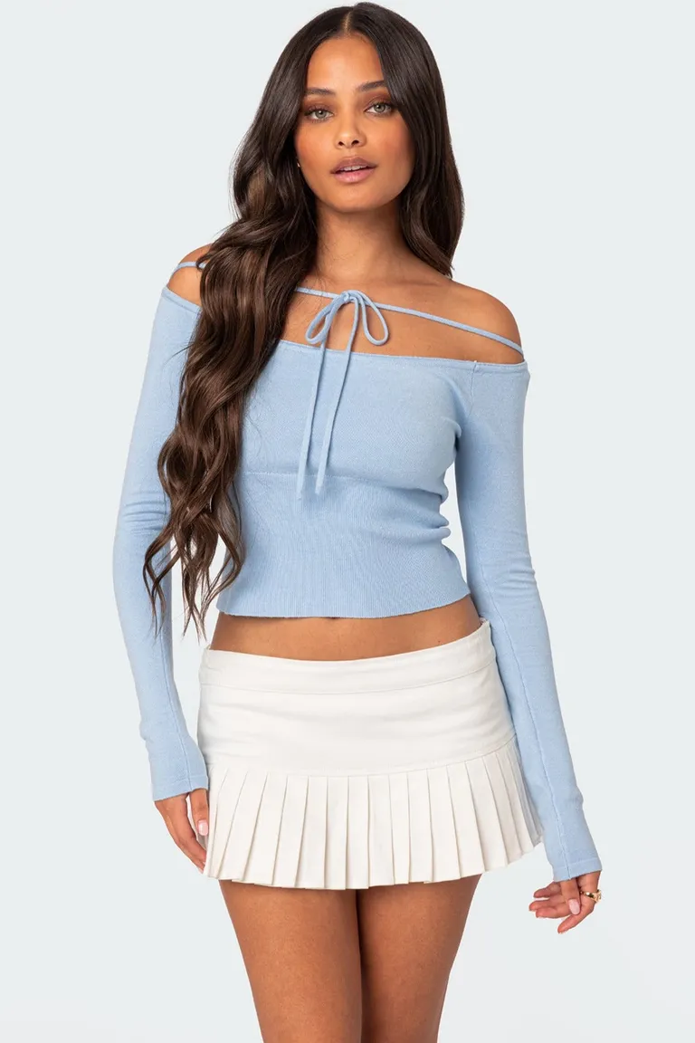 Top tejido jane con lazo de Edikted en Tops para argentina