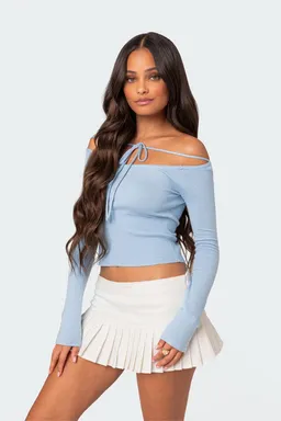Top tejido jane con lazo de Edikted en Tops para argentina