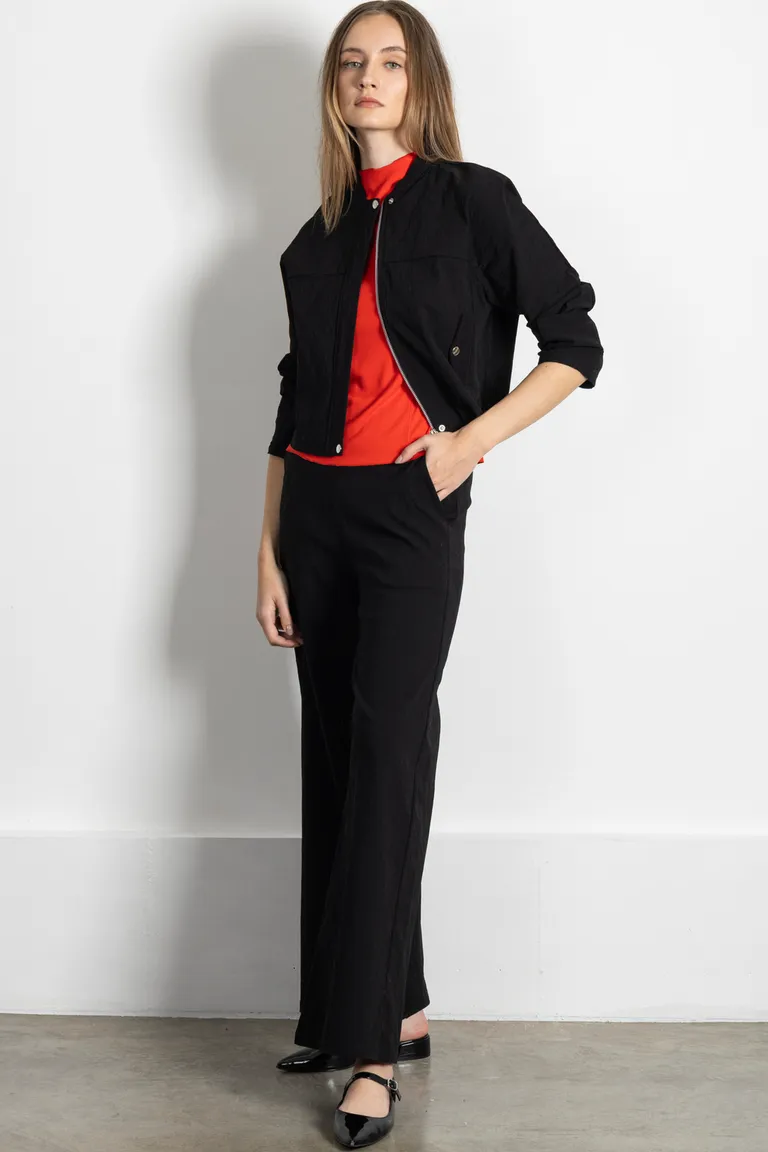 Pantalón de vestir negro elegante y de corte recto para mujer de Kill en Pantalones para argentina