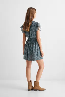 Vestido estampado con volantes de Mango Teen en Vestidos para argentina