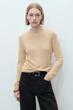 Sweater lino cuello barco de Mango en Buzos y Sweaters para argentina