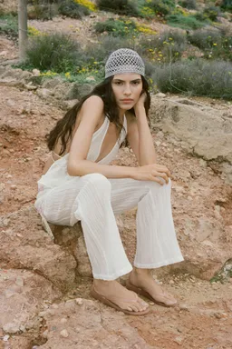 Sandalia tiras destalonada de Mango en Sandalias para argentina