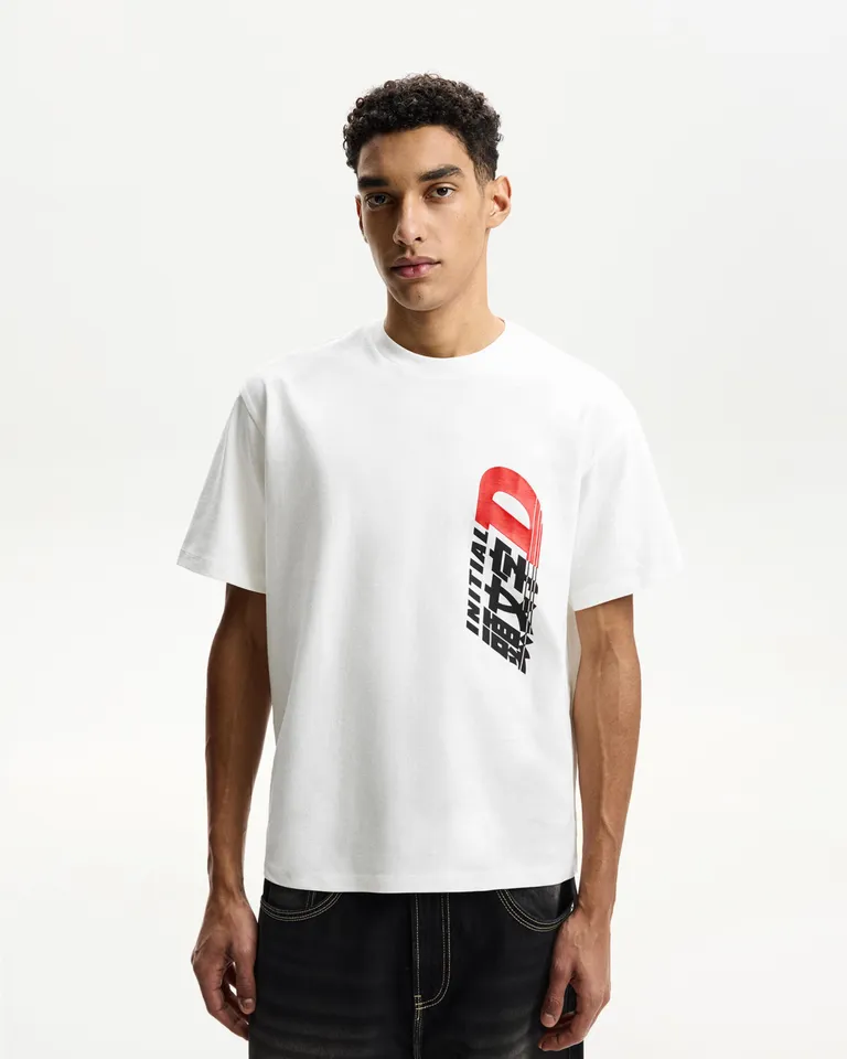 Remera initial manga corta de Bershka en Remeras y Polos para argentina