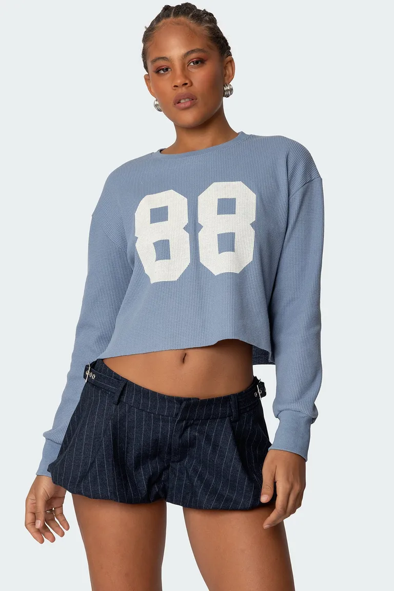 Remera manga larga waffle de Edikted en Buzos y Sweaters para argentina