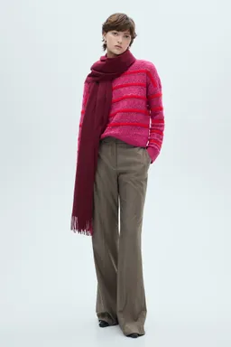 Sweater calado bicolor de Mango en Buzos y Sweaters para argentina