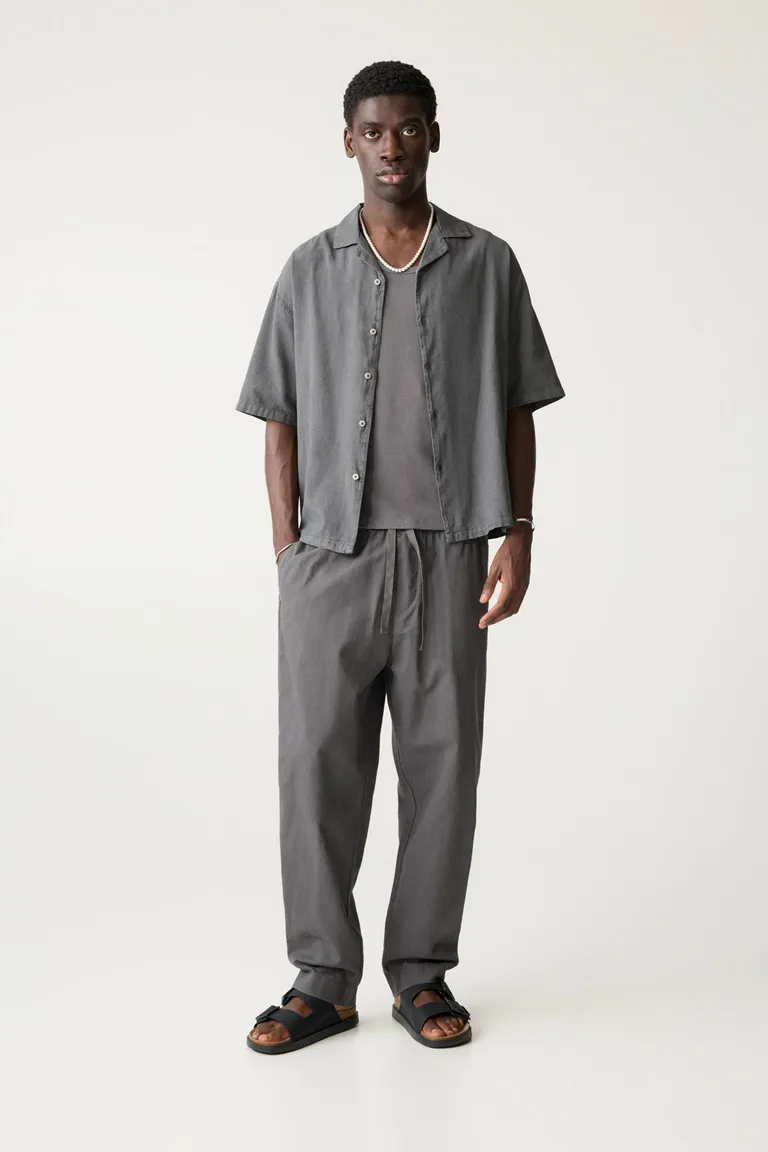 Jogger con lino de Pull&Bear en Pantalones para argentina