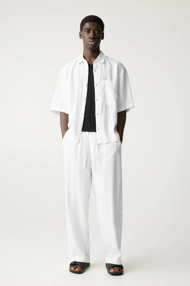 Jogger de lino de Pull&Bear en Pantalones para argentina