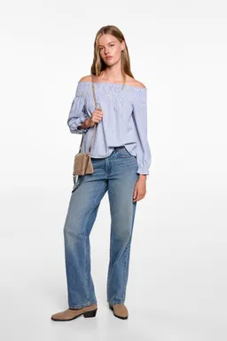 Blusa con hombros descubiertos de Mango Teen en Blusas para argentina