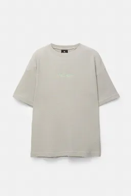 Remera waffle manga corta de Pull&Bear en Remeras y Polos para argentina