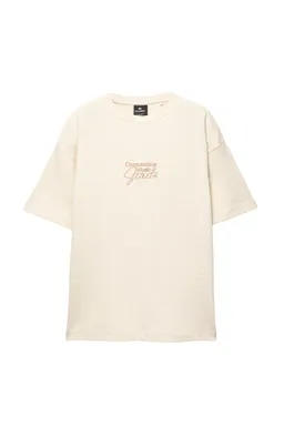 Remera waffle manga corta de Pull&Bear en Remeras y Polos para argentina