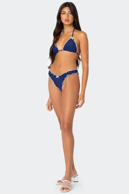 Top bikini con volantes de Edikted en Swimwear y Beachwear para argentina