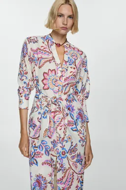 Vestido floral con lazo de Mango en Vestidos para argentina