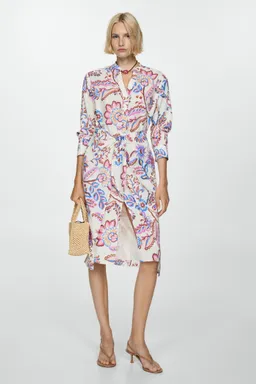 Vestido floral con lazo de Mango en Vestidos para argentina