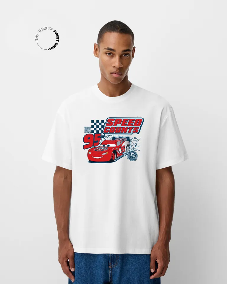 Remera cars manga corta de Bershka en Remeras y Polos para argentina