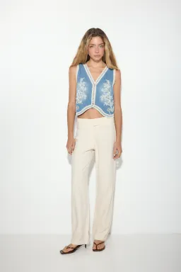 Pantalón lino magdalena de Audaz en Pantalones para argentina