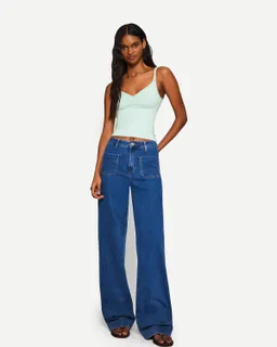 Top breteles encaje de Bershka en Tops para argentina