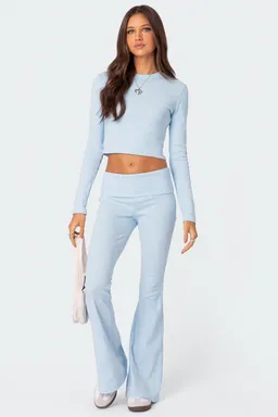 Leggings acampanados coffee break de Edikted en Pantalones para argentina