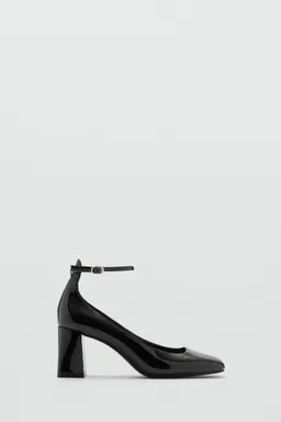 Zapatos taco efecto charol de Mango en Zapatos con Tacos para argentina