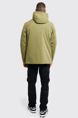 Parka inteligente con bolsillo d de Boohooman en Abrigos y Camperas para argentina