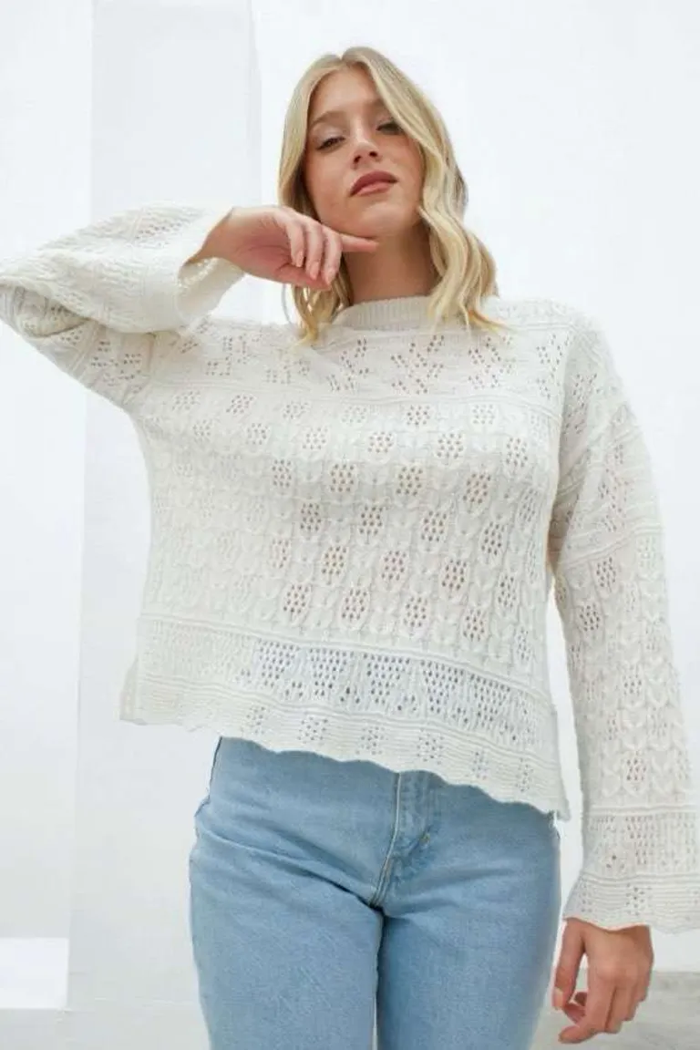 Sweater Tejido Multitrama de Hesed en Buzos y Sweaters para argentina