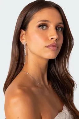 Aros colgantes moño strass de Edikted en Bijouterie para argentina