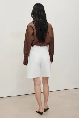 Bermudas denim deshilachadas de Mango en Shorts para argentina