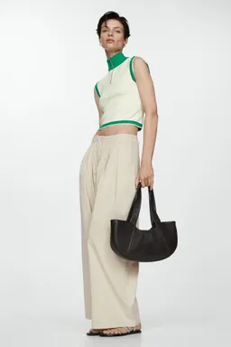 Top punto con cremallera de Mango en Tops para argentina