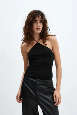 Body lúrex cuello halter de Mango en Bodies para argentina