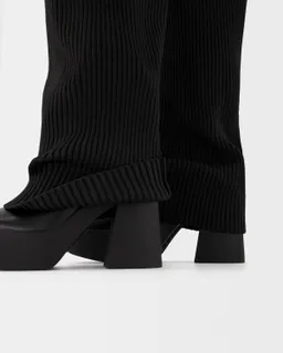 Bota tacón plataforma calcetín de Bershka en Botas y Botinetas para argentina
