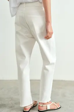 Jean recto olga deflecado crudo de Nam en Pantalones para argentina
