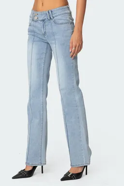 Jeans bota baja avril de Edikted en Pantalones para argentina
