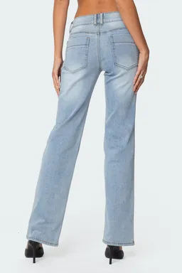 Jeans bota baja avril de Edikted en Pantalones para argentina