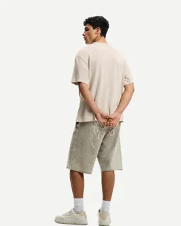 Bermuda baggy efecto lavado de Bershka en Bermudas y Shorts para argentina