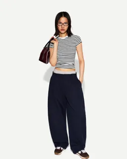 Remera cuello redondo manga corta de Bershka en Remeras para argentina