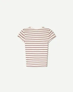 Remera cuello redondo manga corta de Bershka en Remeras para argentina