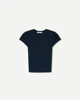 Remera cuello redondo manga corta de Bershka en Remeras para argentina