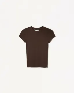 Remera cuello redondo manga corta de Bershka en Remeras para argentina
