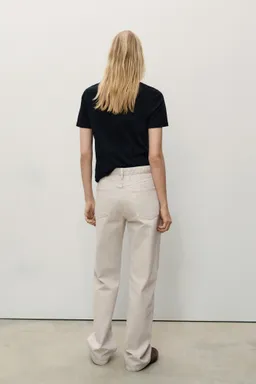 Jeans miami rectos tiro medio de Mango en Pantalones para argentina