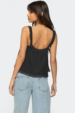 Top babydoll volantes tul de Edikted en Tops para argentina