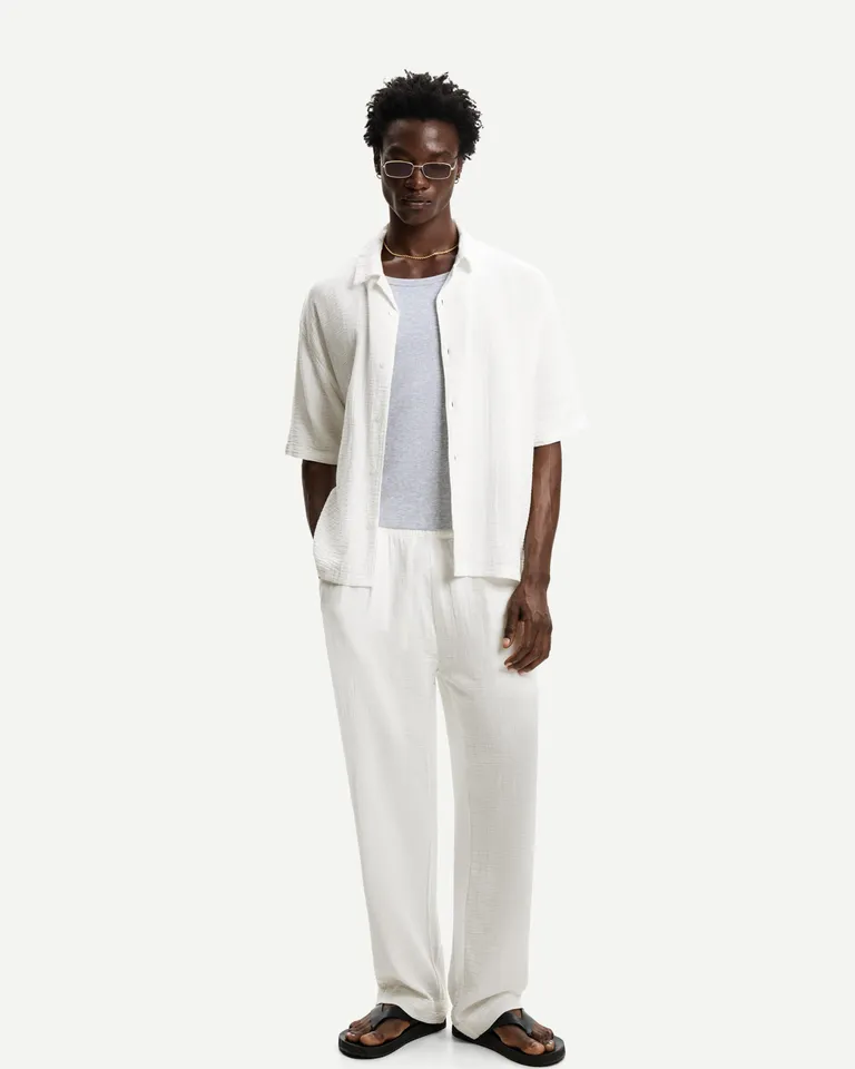 Pantalón pierna ancha de Bershka en Pantalones para argentina