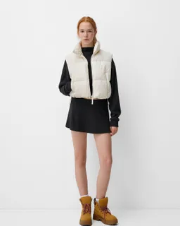 Chaleco corto acolchado de Bershka en Chalecos para argentina