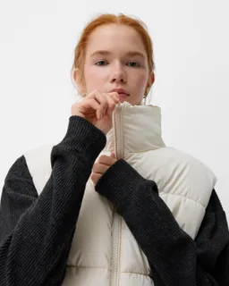 Chaleco corto acolchado de Bershka en Chalecos para argentina
