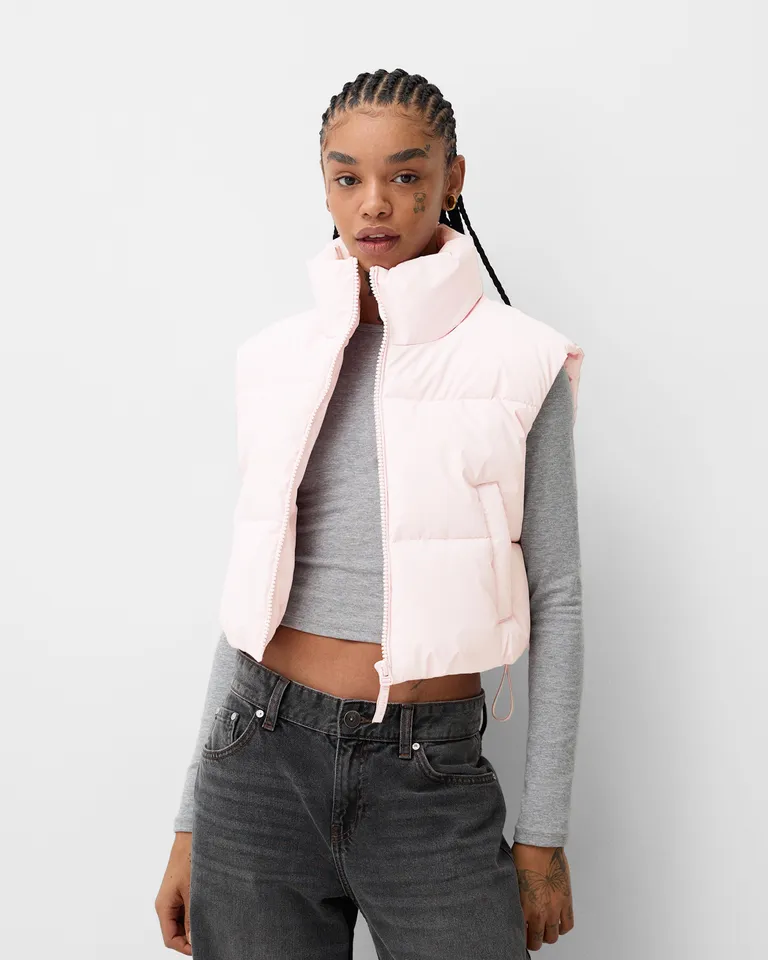 Chaleco corto acolchado de Bershka en Chalecos para argentina