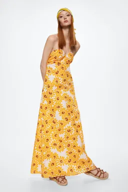 Vestido algodón flores de Mango en Vestidos para argentina