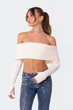 Sweater corto doblado de Edikted en Buzos y Sweaters para argentina
