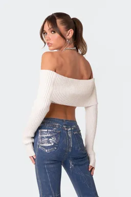 Sweater corto doblado de Edikted en Buzos y Sweaters para argentina